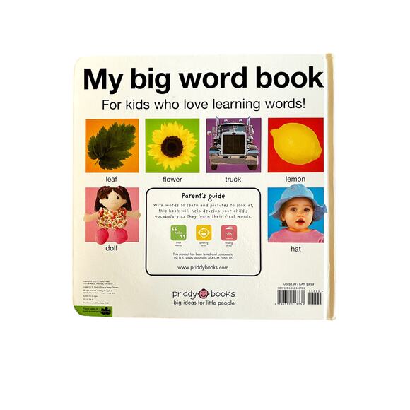 PRIDDY BOOKS MY BIG WORD BOOK / ANIMAL BOOK BUNDLE LOT OF 2 Board Books - Picture 10 of 10